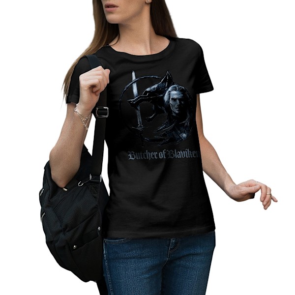 The Witcher Unisex Vuxen Geralt Porträtt T-Shirt M Svart Black M