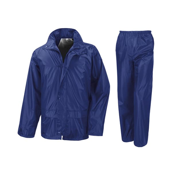Result Core Unisex Vuxen Regnställ S Svart Black S