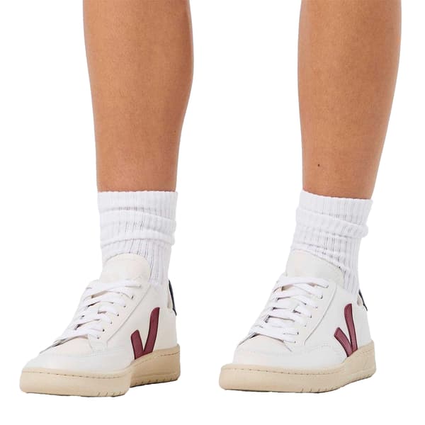 Veja Herr V Läder Court Sneakers 7 UK Vit White 7 UK