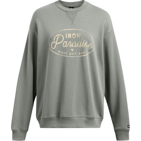 Under Armour Dam Project Rock Sweatshirt med avslappnad passform Green 12 UK