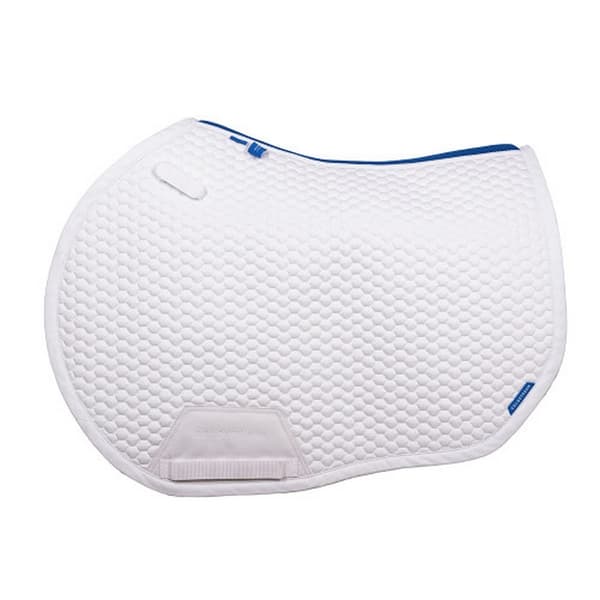 Coldstream Chatton Close Contact Hästsadelpad Full Vit/Blå White/Blue Full