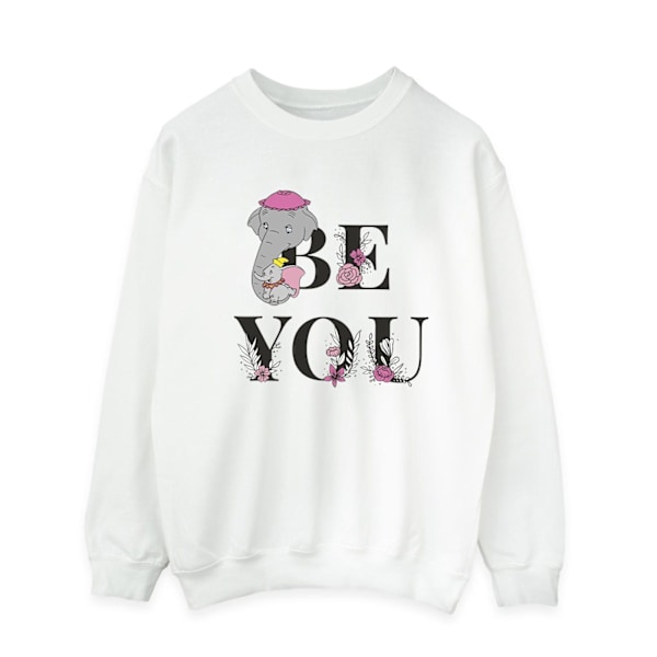 Disney Mens Dumbo Be You Sweatshirt S Vit White S