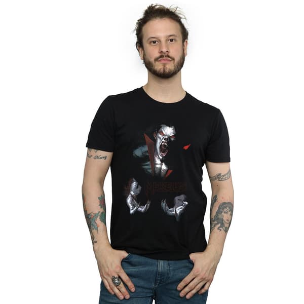 Marvel Comics Herr Morbius From Darkness T-shirt L Svart Black L