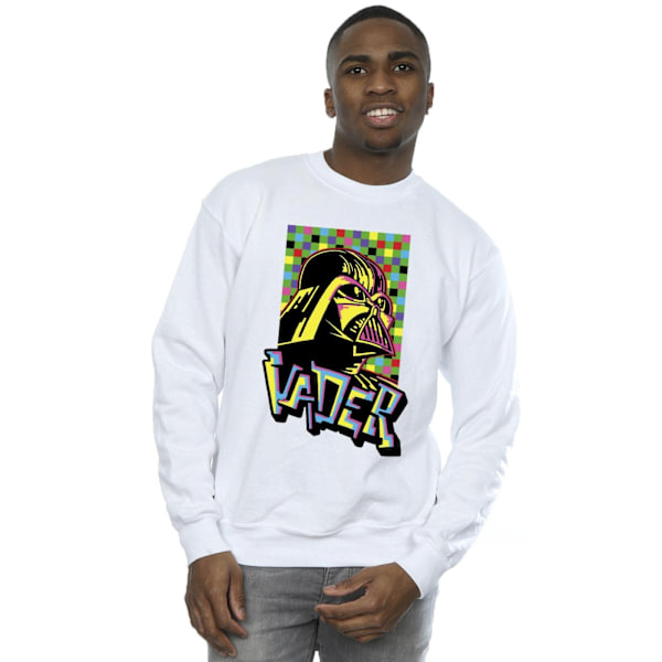 Star Wars Herr Vader Graffiti Pop Art Sweatshirt M Vit White M