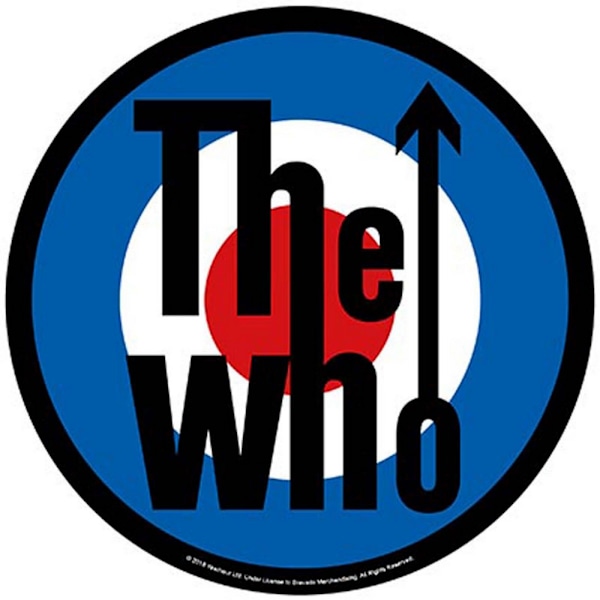 The Who Target Patch En Storlek Blå/Svart/Vit Blue/Black/White One Size