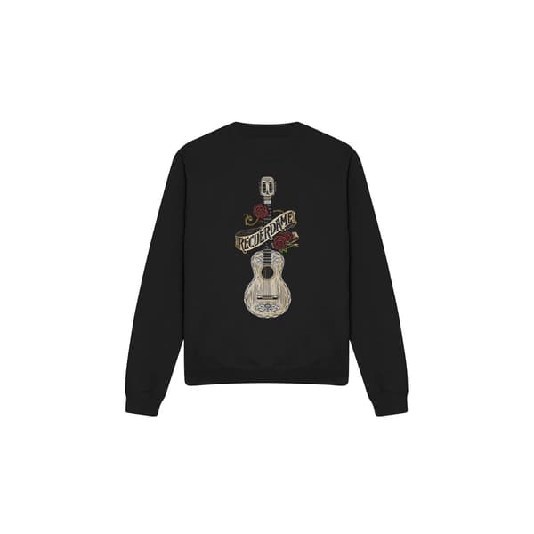 Coco Unisex Vuxen Recuerdame Berömd Gitarr Ernesto Sweatshirt L Black L