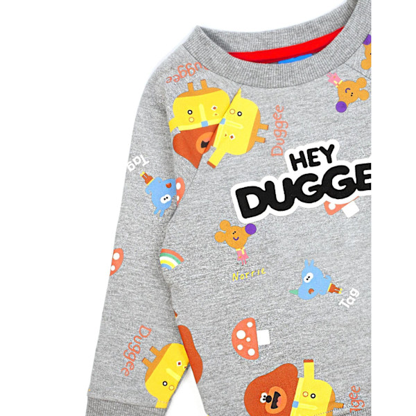 Hey Duggee Boys Squirrel Club Långärmad Sweatshirt 4-5 År Grey/Multicoloured 4-5 Years