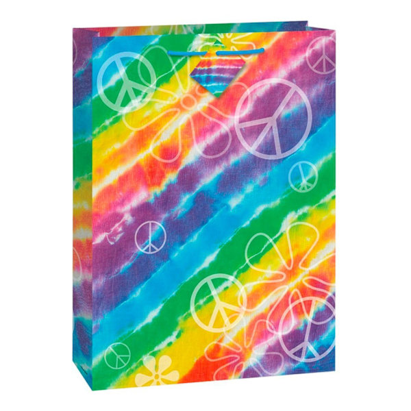 Unik Tie Dye Presentpåse i En Storlek Flerfärgad Multicoloured One Size