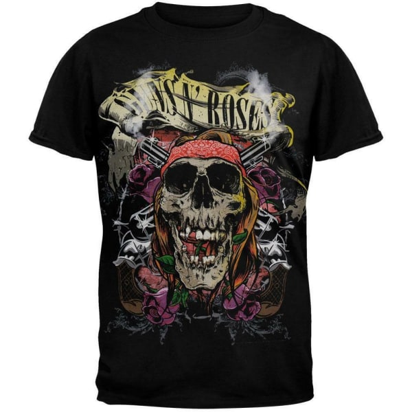 Guns N Roses Unisex Vuxen Trashy Skull T-shirt L Svart Black L