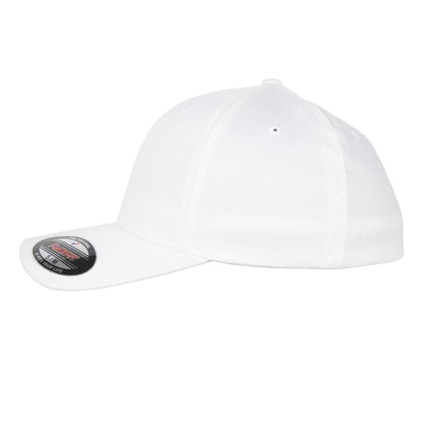 Flexfit Keps i Ekologisk Bomull S-M Vit White S-M