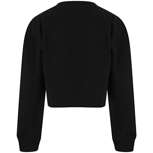 SF Minni Girls Slounge Crop Sweatshirt 13 år Svart Black 13 Years