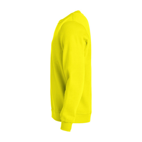 Clique Unisex Vuxen Basic Rund Hals Sweatshirt M Synlighet Gul Visibility Yellow M