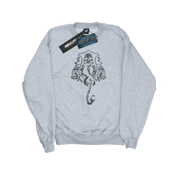 Harry Potter Dammönster/Dam Dark Mark Crest Sweatshirt L Heather Heather Grey L