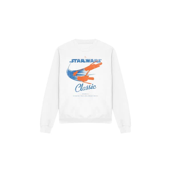 Star Wars Unisex Vuxen Klassisk Sweatshirt M Vit White M