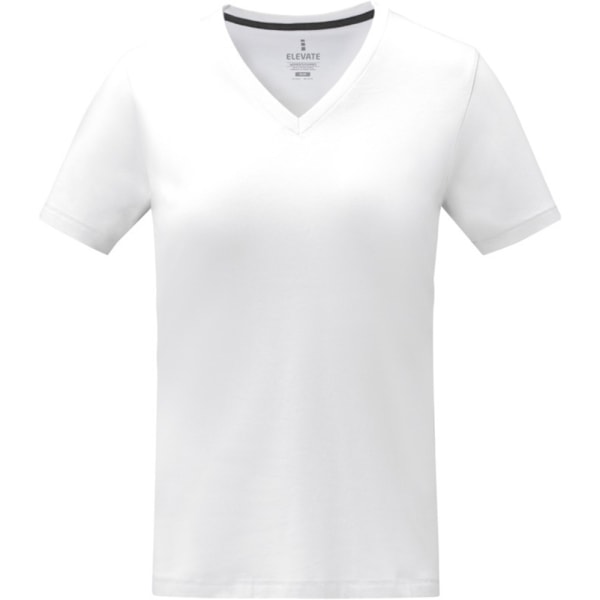 Elevate Dam/Kvinnor Somoto V-ringad T-shirt S Vit White S