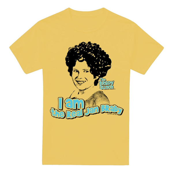 The Brady Bunch Herr The Real Jan Brady T-Shirt S Banangul Banana Yellow S