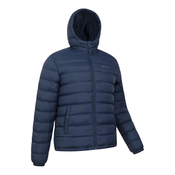 Mountain Warehouse Herr Seasons Pälsfodrad Vadderad Jacka S Navy S