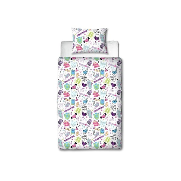 Monster High Fierce Gradient Påslakan Set Enkelsäng Lila/Multi Purple/Multicoloured Single