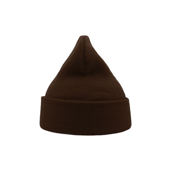 Atlantis Wind Dubbelskiktsmössa Med Uppvikning One Size Brun Brown One Size