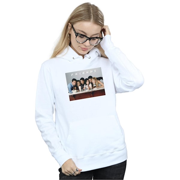 Friends Dam/Kvinnor Gruppfoto Milkshakes Hoodie L Vit White L