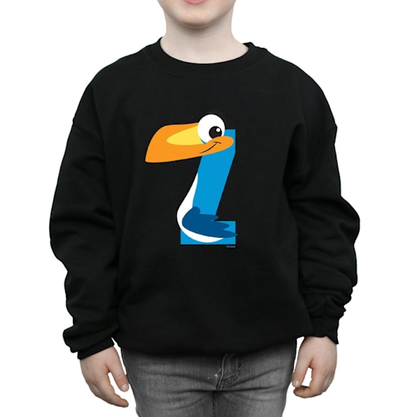 Disney Boys Alphabet Z Is For Zazu Sweatshirt 5-6 År Svart Black 5-6 Years