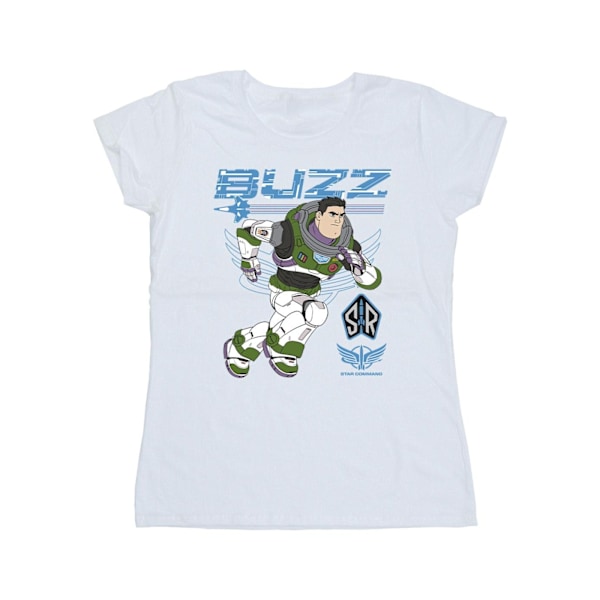 Disney Dam/Kvinnor Lightyear Buzz Run To Action Bomull T-Shir White XL