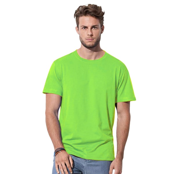 Stedman Klassisk Ekologisk T-shirt för män XS Kiwi Kiwi XS