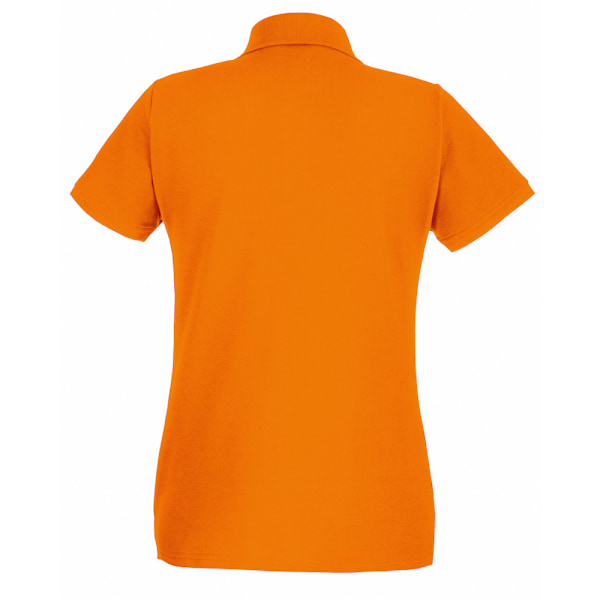 Fruit of the Loom Dam/Kvinnors Premium Fitted Kortärmad Po Orange S