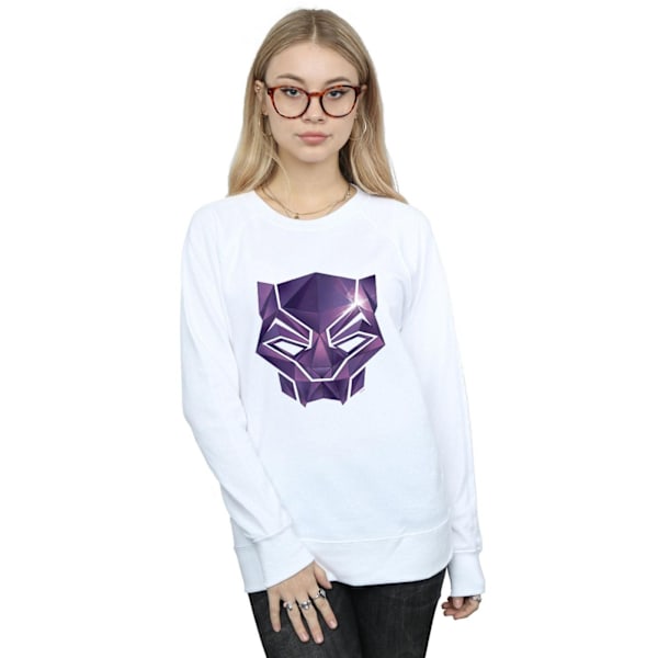 Marvel Womens/Ladies Avengers Infinity War Black Panther Geomet White XXL