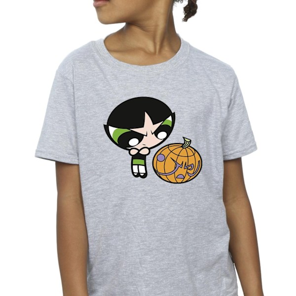 The Powerpuff Girls Flickor Buttercup Pumpa Bomull T-shirt 12-1 Sports Grey 12-13 Years