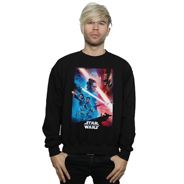 Star Wars Mens The Rise Of Skywalker Theatrical Poster Sweatshirt Black 3XL