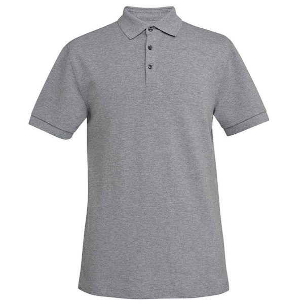 Brook Taverner Herr Hampton Bomull Polotröja XL Gråmelerad Grey Marl XL