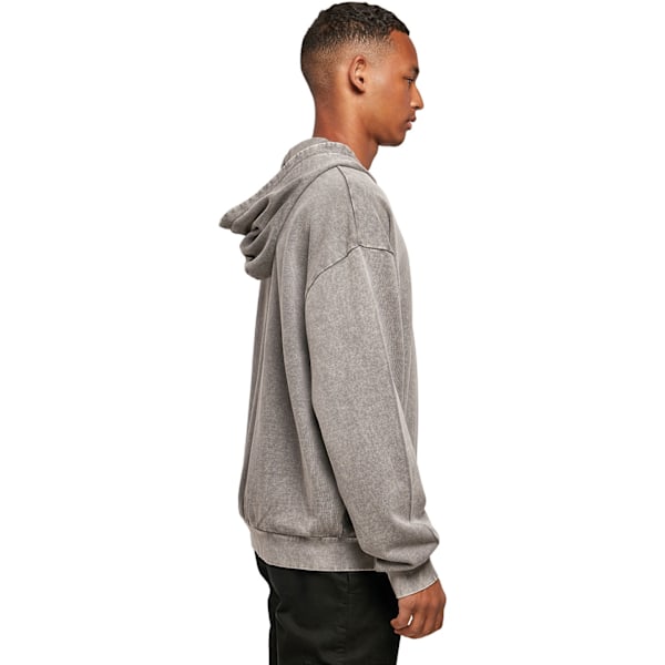 Bygg ditt varumärke herr syratvätt oversized hoodie M asfalt Asphalt M
