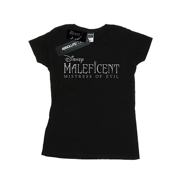 Disney Womens/Ladies Maleficent Mistress Of Evil Logo Bomull T-Shirt Black M