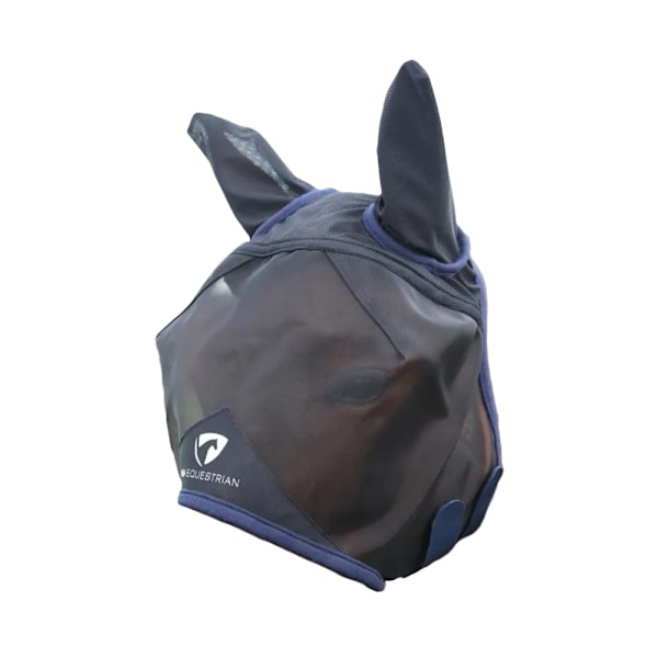 Hy Mesh Häst Halvflugmössa Med Öron Ponny Svart/Marinblå Black/Navy Pony