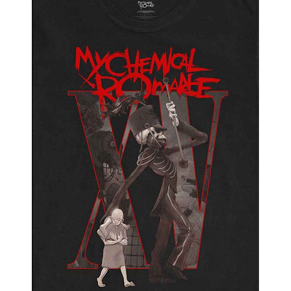 My Chemical Romance Unisex Adult XV Parade Fill T-Shirt XL Svart Black XL