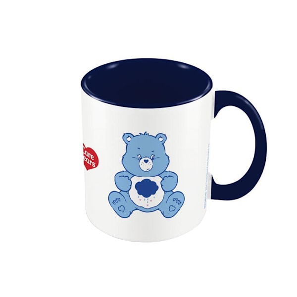 Care Bears This Is My Happy Face Inner Two Tone Grumpy Bear Mug White/Light Blue/Dark Blue One Size