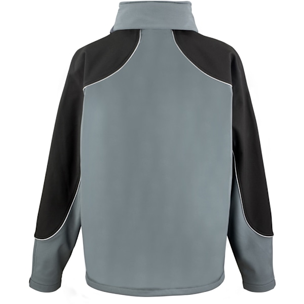 Result Herr Ice Fell Huvförsedd Softshell Andningsbar Vattentät Jacka Grey/Black M