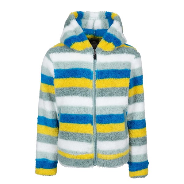 Trespass Barn/Barn Wonderful Stripe Fleecejacka 7-8 År Teal Mist 7-8 Years