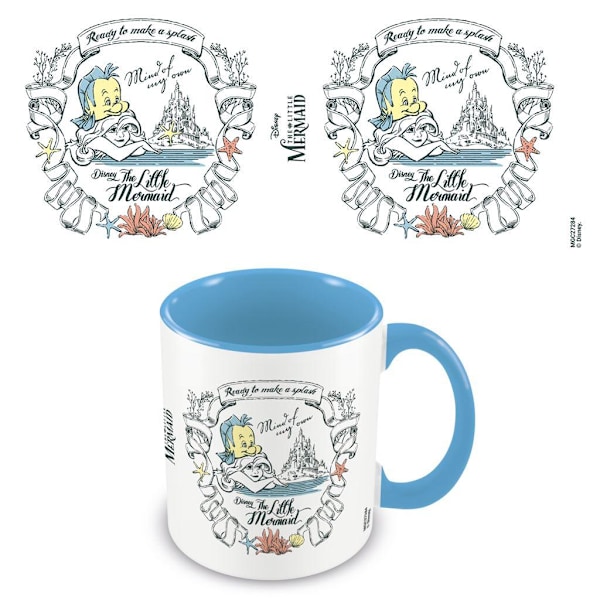 Den Lilla Sjöjungfrun Mind Of My Own Inner Two Tone Mug One Size W White/Blue One Size