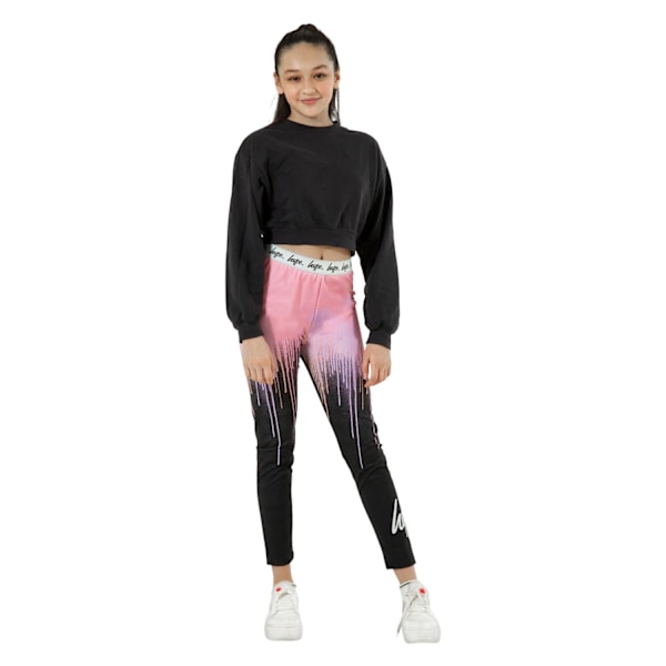 Hype Girls Dark Pastel Drips Leggings 11-12 år Flerfärgad Multicoloured 11-12 Years