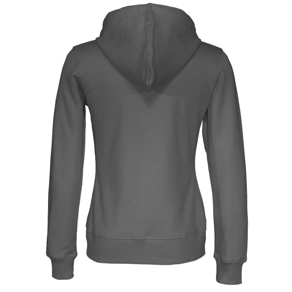 Cottover Dam/Dam Hoodie med dragkedja XXL Charcoal Charcoal XXL