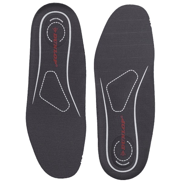 Dunlop Unisex Adults Supportive Odour Control Insoles 7 UK Blac Black 7 UK