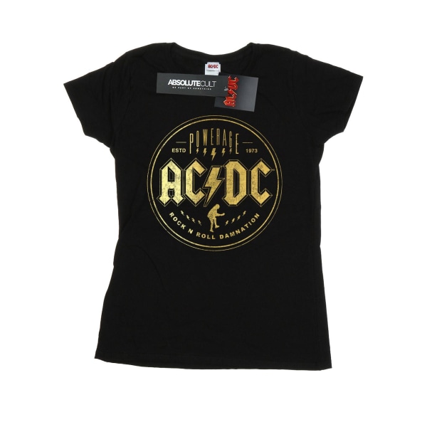 AC/DC Damn/Dam Rock N Roll Damnation T-shirt i bomull M Blac Black M