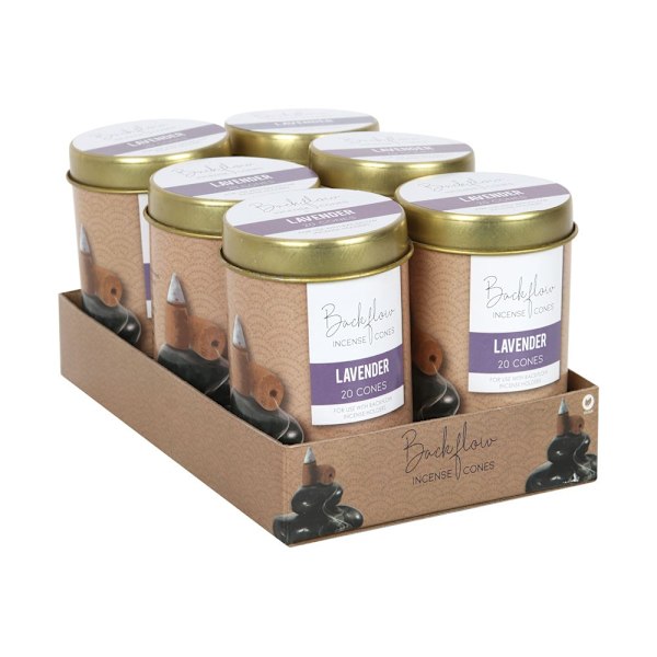 Something Different Elements Lavender Jumbo Backflow Rökelse Cone Brown One Size