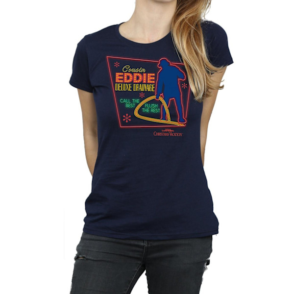 National Lampoon´s Christmas Vacation Womens/Ladies Cousin Eddi Navy Blue XL