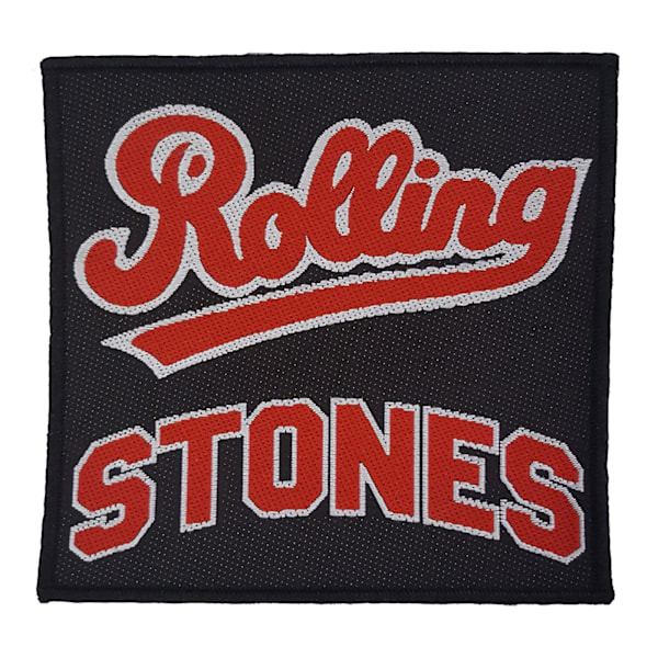 The Rolling Stones Logo Patch One Size Svart/Röd/Vit Black/Red/White One Size