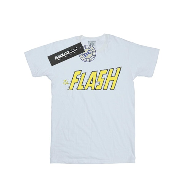 DC Comics Flash Crackle Logo T-shirt 3XL Vit White 3XL