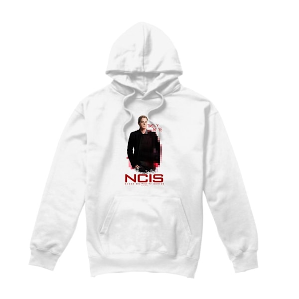 NCIS Herr Probie Hoodie L Vit White L