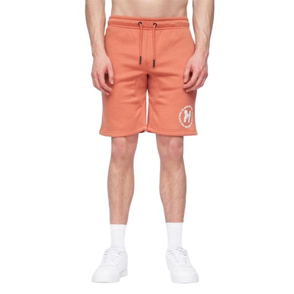 Henleys Mens Metafone Sweat Shorts L R Brick Red Brick Red L R